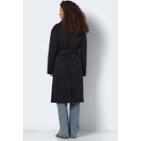 Trenchcoat - Polyester - Uitlopende Kraag - Knoopsluiting - Riem in Taille
