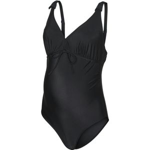MAMALICIOUS - MLNEWRUSSEL SWIMSUIT 2F A. NOOS - Dames - Badpak - Blauw - Stretchy - Verstelbare Bandjes