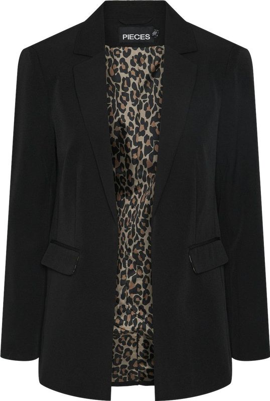 SISTERS POINT Hibea-bl - Dames Jas - Black/cream check - Maat M