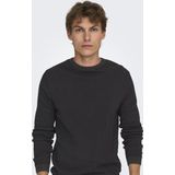Only&sons - Onstapa Reg 12 Struc Ls Crew Knit Noos - Heren - Gebreide Truien