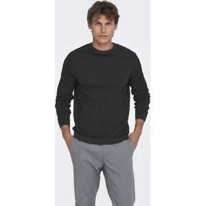 Only&sons - Onstapa Reg 12 Struc Ls Crew Knit Noos - Heren - Gebreide Truien