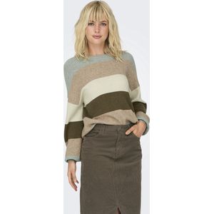 Only - Atia - Gebreide Damestrui - Gestreept