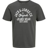 Jack & Jones Heren T-Shirt JJLINO 4-Pack regular fit Veelkleurig M Ronde Hals Volwassenen Opdruk Print Shirts