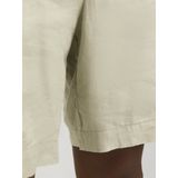 Chino Shorts - Beige - 100% Linnen - Wijde Pasvorm