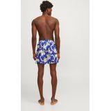 WATTS - Rits Zwemshort - Blauw - Quick Dry, Binnenbroek, Trekkoord, Zijzakken met Rits, Achterzak met Klittenband