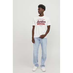 T-shirt met labelprint