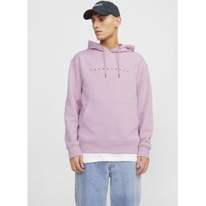 JACK & JONES Jjestar Jj Sweat Hood Noos, Pink Nectar, XS
