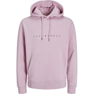 Jack & Jones Trui Jjestar Jj Sweat Hood Noos 12233972 Pink Nectar Mannen