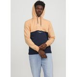 JACK & JONES - Ryder - Hoodie - Abrikoos Oranje - Katoenmengsel met Capuchon
