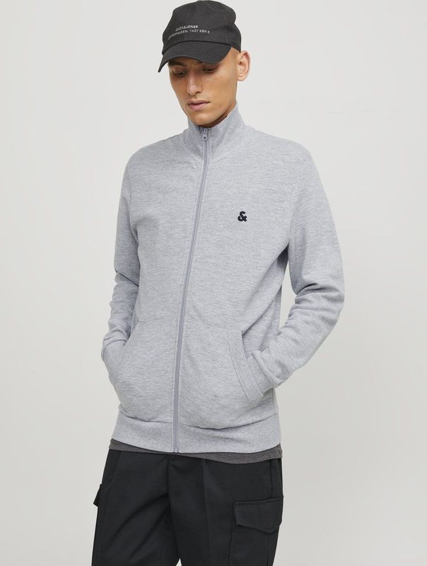 JACK & JONES - Paulos - Sweatshirt - Lichtgrijs Melange - Regular Fit