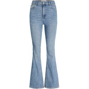 Jeans - Slim Fit - Hoge Taille - Blauw - 99% Katoen, 1% Elastaan