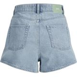 Denimshorts - Blauw - Katoen - Hoge Taille - Regular Fit