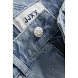 Denimshorts - Blauw - Katoen - Hoge Taille - Regular Fit