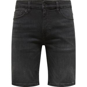 ONLY&SONS - ONSWEFT BLKD 8883 PIM DNM SHORTS - Heren - Bermuda shorts