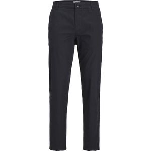 JACK & JONES Ace Summer Linen Blend Pant relaxed fit - heren chino - zwart
