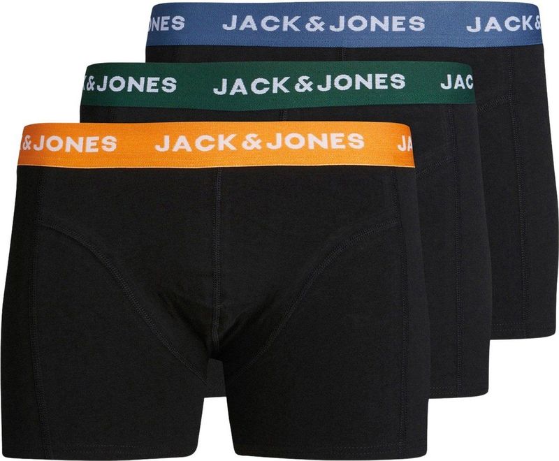 Jack & Jones - JACGAB - Boxershorts - Zwart - Katoen/Elastaan - 3 stuks