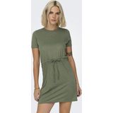 s.Oliver - Robe Brillante - Jurk - Groen - Viscose Mengsel