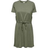 s.Oliver - Robe Brillante - Jurk - Groen - Viscose Mengsel