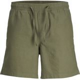 JACK & JONES Jaiden Summer Jogger Short loose fit - heren korte broek - olijfgroen