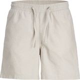 JACK & JONES - Chino Shorts - Beige - Katoen/Linnen Mix