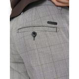 JACK & JONES Marco Connor slim fit - heren chino - camel bruin geruit