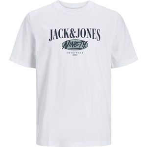 Jack Jones Jack Jones Jorcobin Tee Ss Crew Neck Bright White WIT