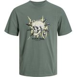 Jack Jones - Heren Tee SS Heavens Regular Fit Tee - Zwart