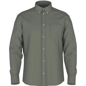 SELETED HOMME Heren Slhregrick-ox Shirt Ls Noos overhemd, Vetiver/detail: gemengde bok choy, XL