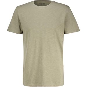Selected Homme - T-shirt Aspen Slub Groen - Mannen
