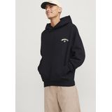 Hoodie - Geborsteld - Lichtgrijs - 70% Katoen 30% Polyester