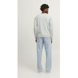 JACK & JONES - Pullover - Lichtgroen - Katoen met Linnen - O-hals