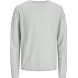 JACK & JONES - Pullover - Lichtgroen - Katoen met Linnen - O-hals