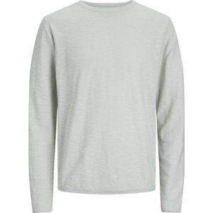 JACK & JONES - Pullover - Lichtgroen - Katoen met Linnen - O-hals