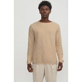 Jack & Jones - Hill - Pullover - Abrikoos Oranje Melange - Katoen