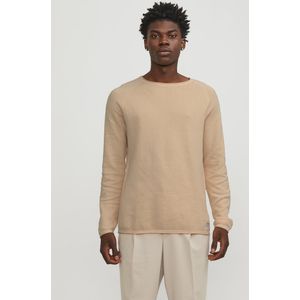 Jack & Jones - Hill - Pullover - Abrikoos Oranje Melange - Katoen