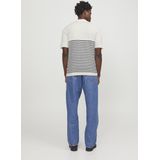 Jack Jones Poloshirt Jjeemil Knit Polo S s Sn 12248819 Cloud Dancer Mannen