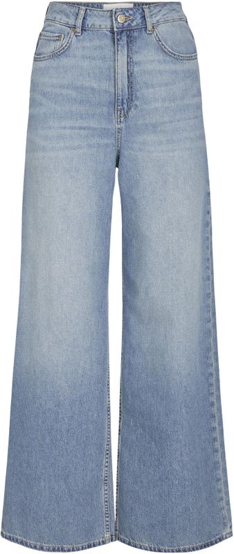 Jack & Jones - Tokyo Wide R6078 - Hoogzittende Jeans - Stonewash - 100% Katoen