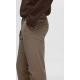 SELECTED Chino 'New Miles'  bruin / chocoladebruin