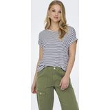 Only Onlmoster Top - Zachte Basic Met O-hals En Korte Mouwen