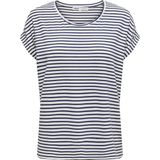 Only Onlmoster Top - Zachte Basic Met O-hals En Korte Mouwen