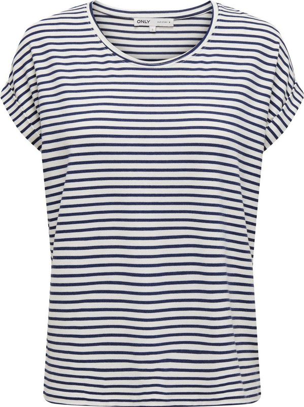 Only Onlmoster Top - Zachte Basic Met O-hals En Korte Mouwen