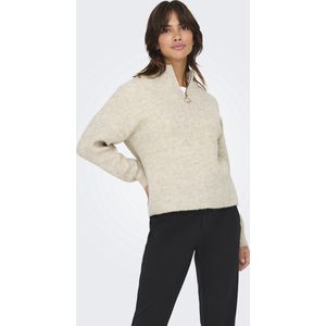 Gebreide Pullover - Hoge Hals - Lange Mouwen - Geribde Manchetten - Standard Fit