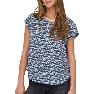Only - Onlvic s s Aop Top Noos Wvn - Dames - Blouses