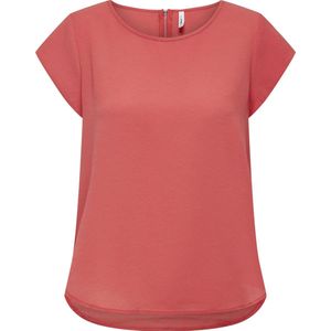 Only T-shirt Onlvic S s Solid Top Noos Ptm 15142784 Cayenne Dames