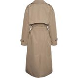 VERO MODA Trenchcoat Jas met Ceintuur Lichtbruin