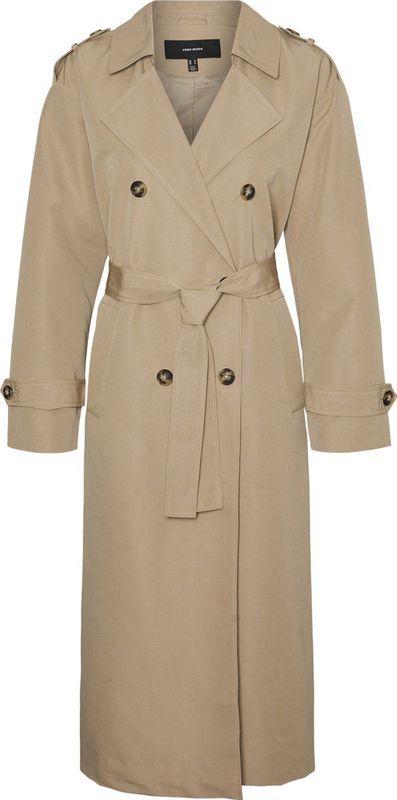 Trenchcoat met strikceintuur, model 'CHLOE'