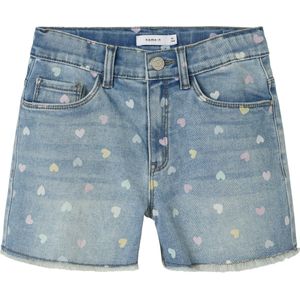 Name It - Rose Mom Denim Short - Blauw - Junior - Regular Fit