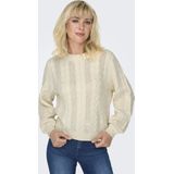 Only - Ecru Trui - Viscose/Nylon/Polyester