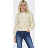Only - Ecru Trui - Viscose/Nylon/Polyester