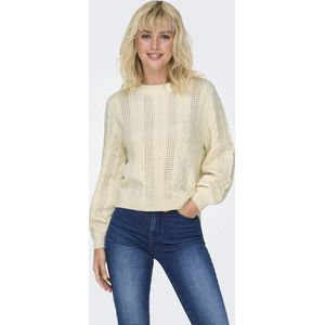 Only - Ecru Trui - Viscose/Nylon/Polyester